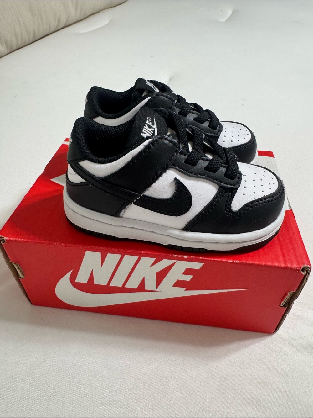 Nike Dunks Kids' Black and White Low-Top Sneaker